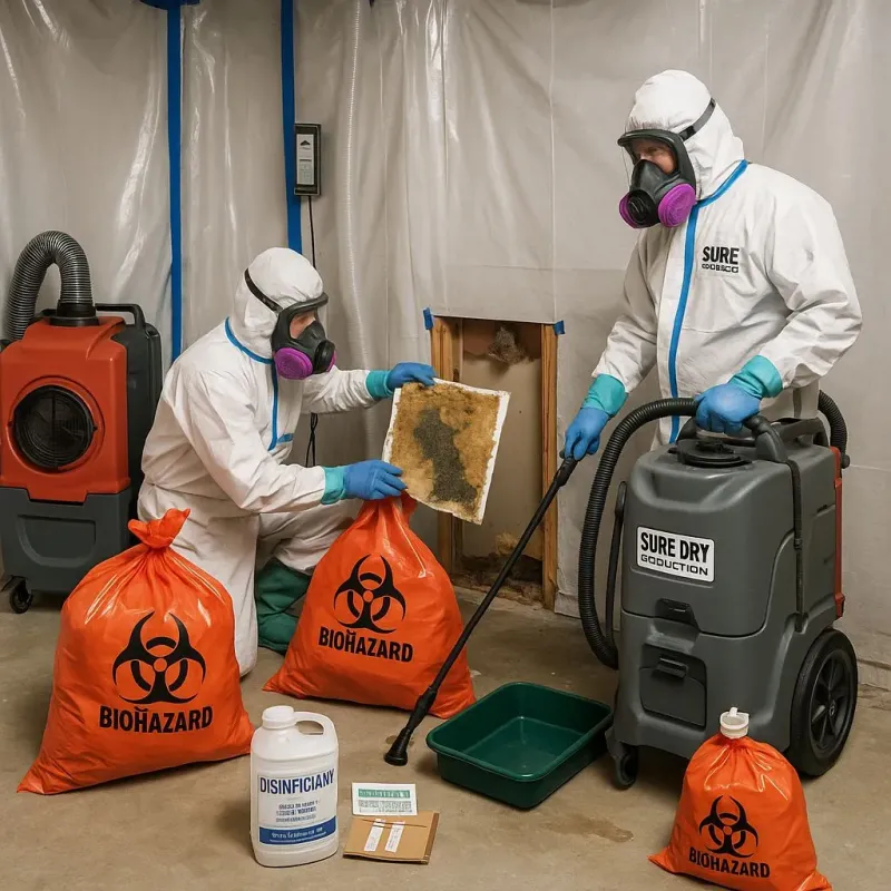 Contaminated Water Handling Protocols process in Hammond, LA